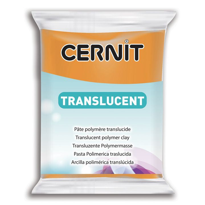 Masa za modelovanje Cernit TRANSLUCENT 56g - izaberite boju – narandžasta