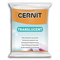 Masa za modelovanje Cernit TRANSLUCENT 56g - izaberite boju – narandžasta