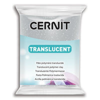 Masa za modelovanje Cernit TRANSLUCENT 56g - izaberite boju – srebrena šljokičasta