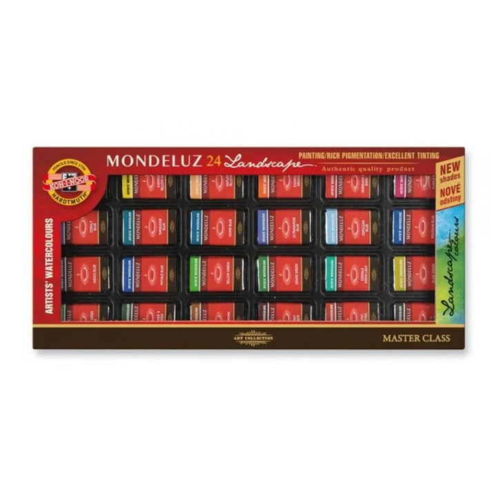 Mondeluz Landscape akvarel olovke u setu od 24 komada za crtanje pejzaža.