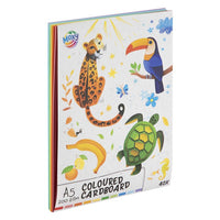 Pakovanje Moxy kartona u boji A5 formata sa 40 listova gramature 200 GSM za kreativni rad.