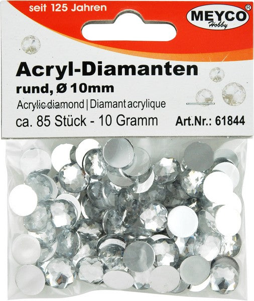 Akrilni dijamanti - izaberite pakovanje – 10 mm (85 ks)