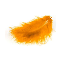 MARABU perje 10/12cm 17 kom / izbor nijansi – oranžové