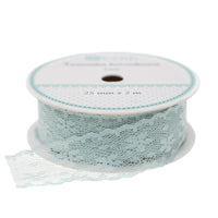 Čipkana traka 25 mm x 2 m - izaberi boju – bijela