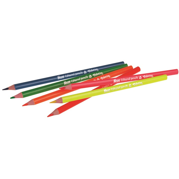 Set Colorino neonskih bojica, 6 komada, idealnih za isticanje detalja na papiru.