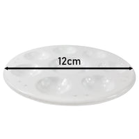 Okrugla slikarska paleta 12 cm | bijela Phoenix