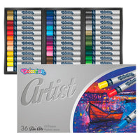 Pakovanje od 36 okruglih uljanih pastela Colorino Artist u šarenoj kutiji
