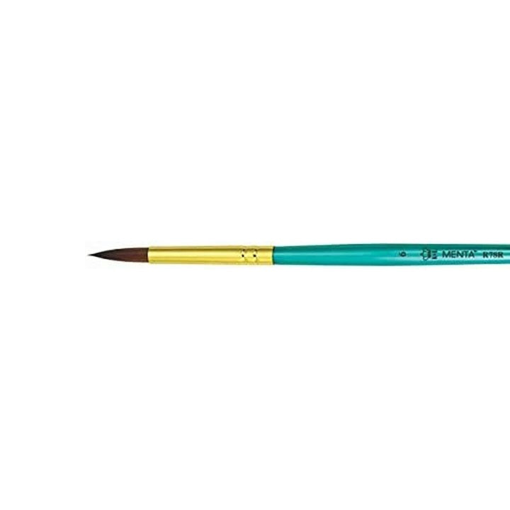 Okrugli kist Menta Series 78 od Royal & Langnickel sa tirkiznom drškom za precizno slikanje.