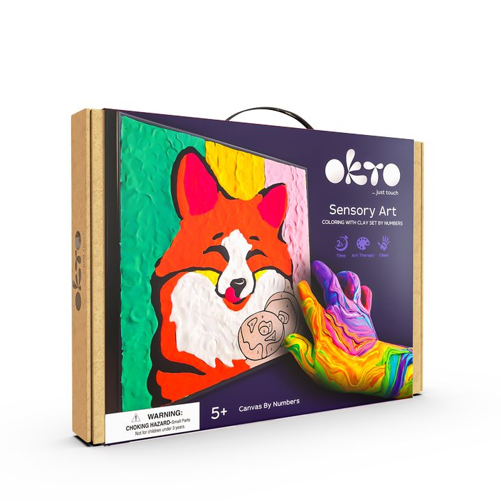 OKTO boja sa samostvrdnjavajućom masom 30 x 30 cm Fox — slika 1