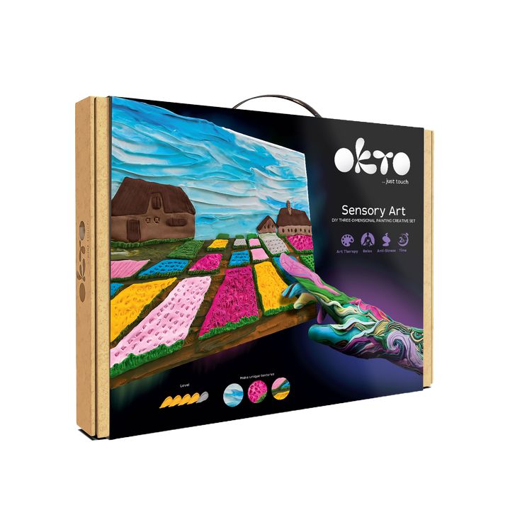 OKTO Kreativni 3D set Cvjetne gredice u Nizozemskoj 30 x 40 cm — slika 1