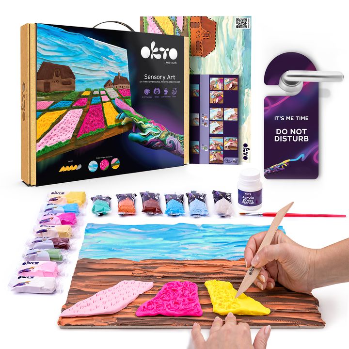 OKTO Kreativni 3D set Cvjetne gredice u Nizozemskoj 30 x 40 cm — slika 2