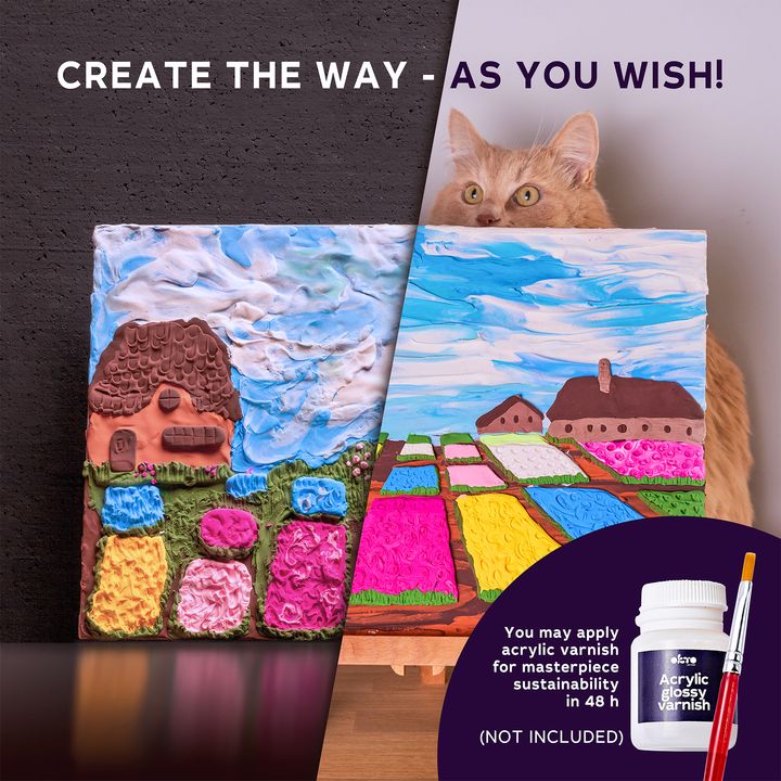 OKTO Kreativni 3D set Cvjetne gredice u Nizozemskoj 30 x 40 cm — slika 5