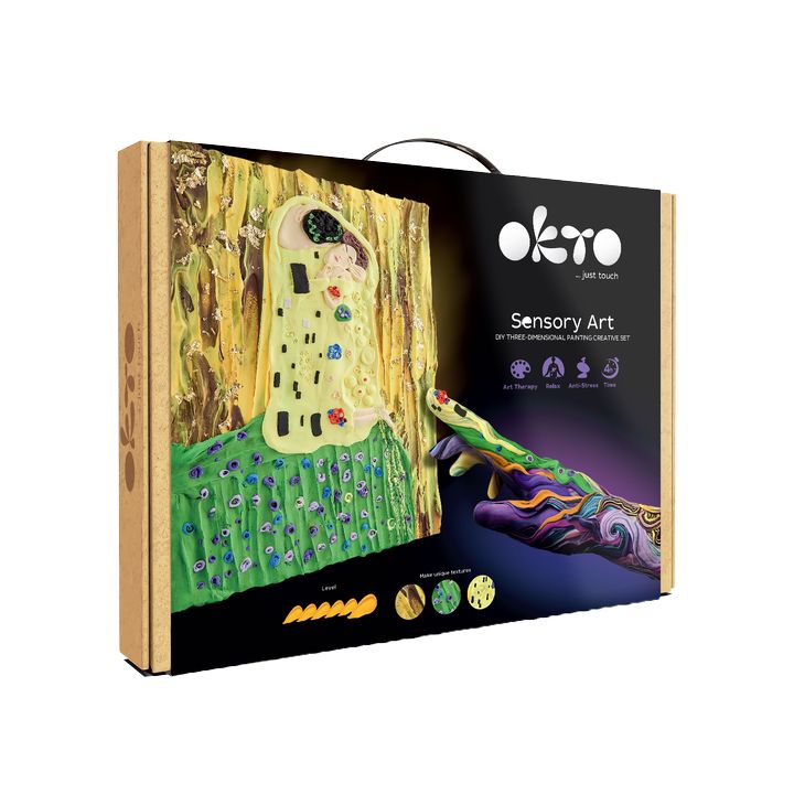 OKTO Kreativni 3D set Poljubac 30 x 40 cm — slika 1