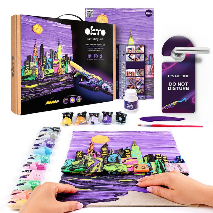OKTO Kreativni 3D set quot;Skyline New Yorkquot; 30 x 40 cm — slika 2