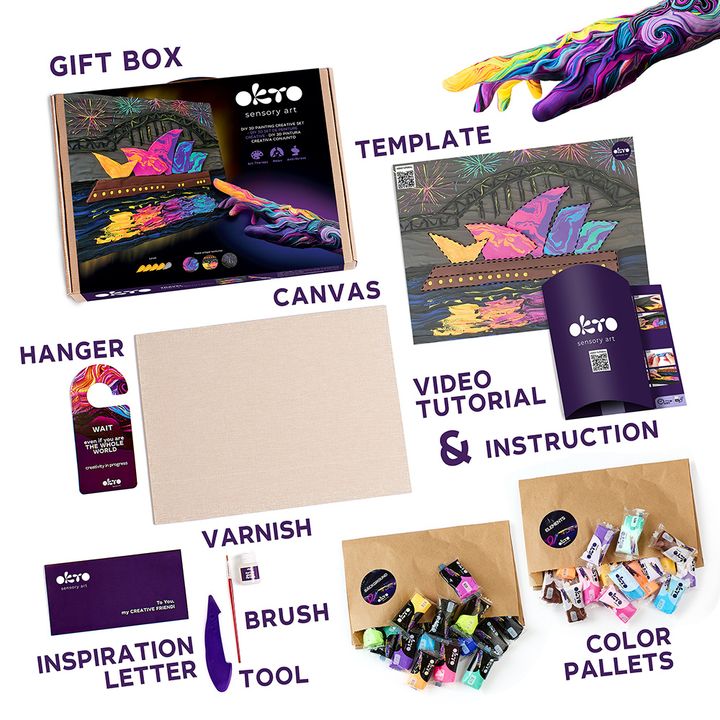 OKTO Kreativni 3D set quot;Sydney Operaquot; 30 x 40 cm — slika 3