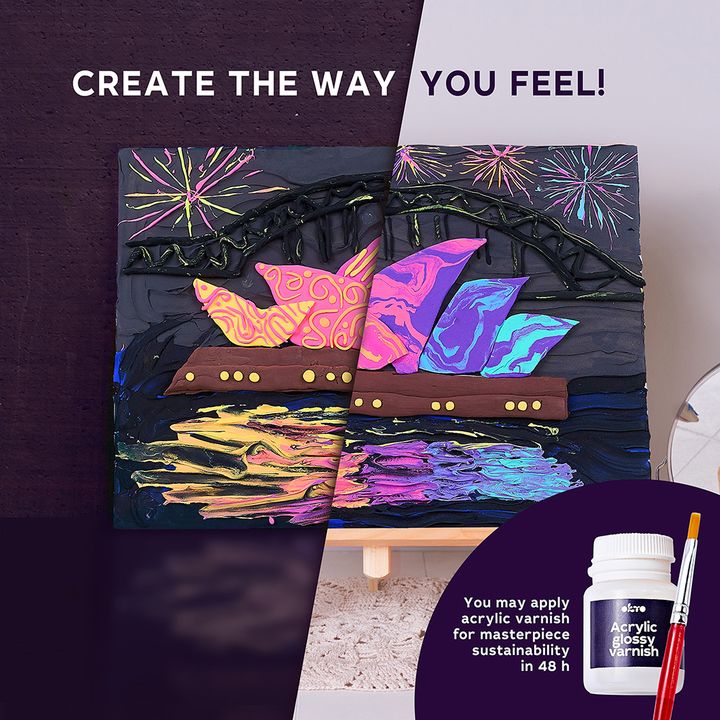OKTO Kreativni 3D set quot;Sydney Operaquot; 30 x 40 cm — slika 7