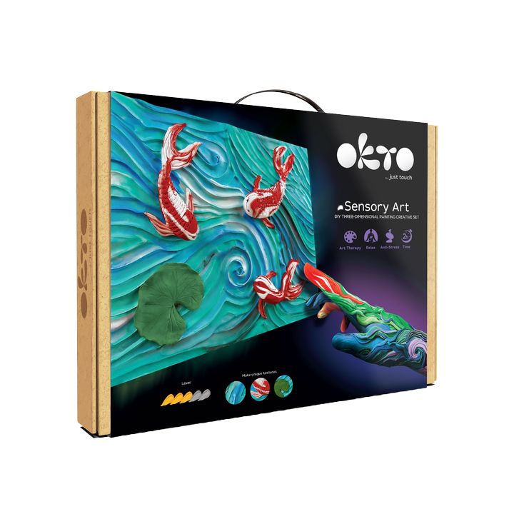 OKTO Kreativni 3D set Ribe 30 x 40 cm — slika 1