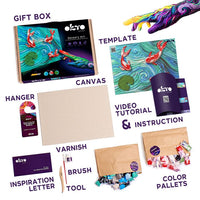 OKTO Kreativni 3D set Ribe 30 x 40 cm — slika 3