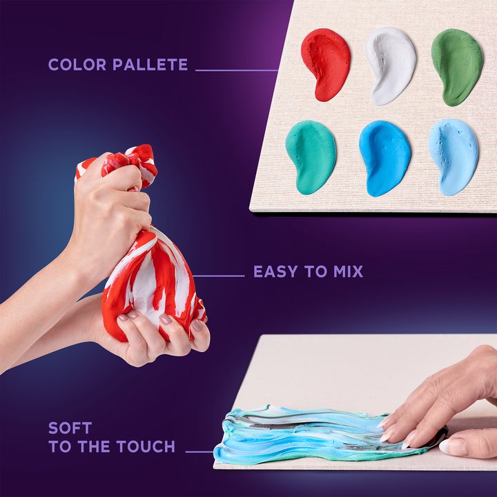 OKTO Kreativni 3D set Ribe 30 x 40 cm — slika 5