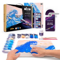 OKTO Kreativni 3D set Valovi u Kanagavi 30 x 40 cm — slika 2