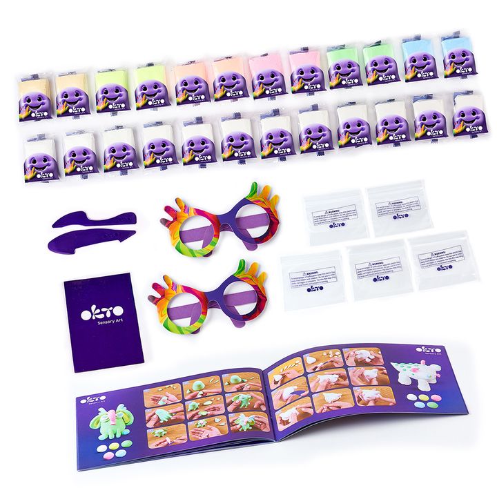 OKTO kreativni samostvrdnjavajući set 24 pastelne nijanse — slika 2