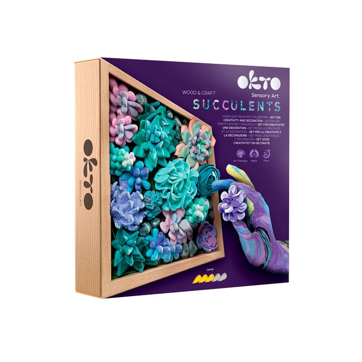 OKTO Set za modeliranje sukulenata 21 x 21 cm — slika 1