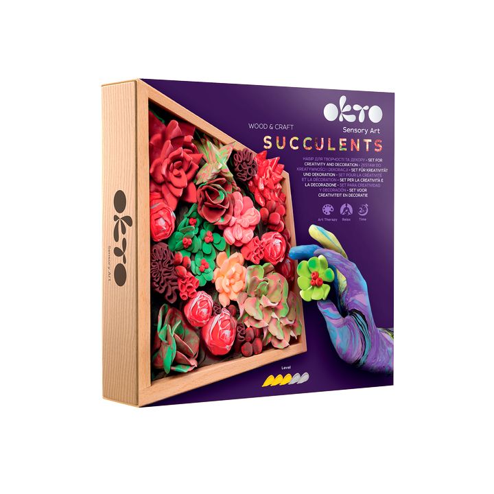 OKTO Set za modeliranje sukulenata 21 x 21 cm DESIRE — slika 1