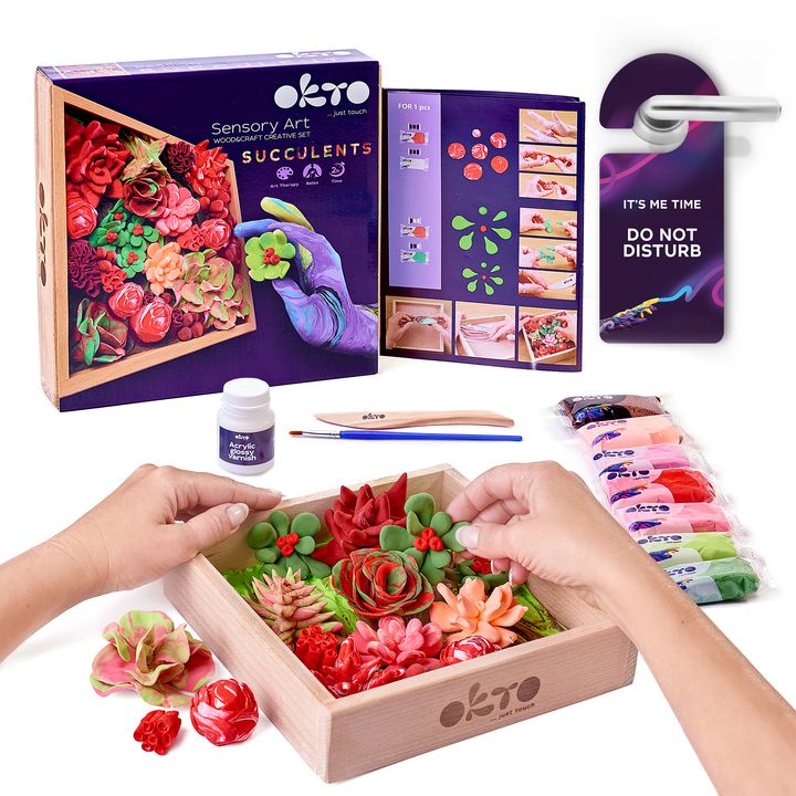 OKTO Set za modeliranje sukulenata 21 x 21 cm DESIRE — slika 2