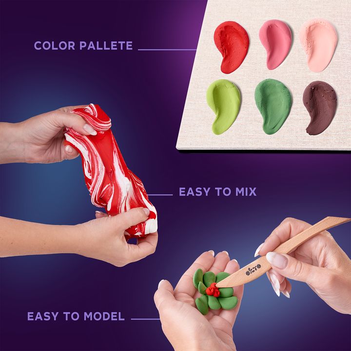 OKTO Set za modeliranje sukulenata 21 x 21 cm DESIRE — slika 5