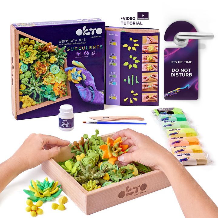 OKTO Set za modeliranje sukulenata 21 x 21 cm ENERGIA — slika 2