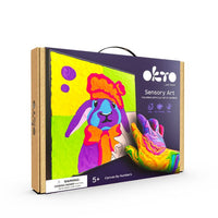 OKTO slika sa samostvrdnjavajućom masom 30 x 30 cm Hare — slika 1