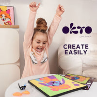 OKTO slika sa samostvrdnjavajućom masom 30 x 30 cm Hare — slika 6