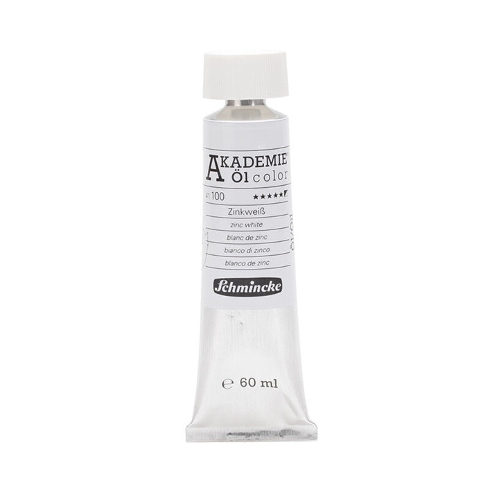 Uljane boje Schmincke AKADEMIE 60 ml – 100 cinkova bijela