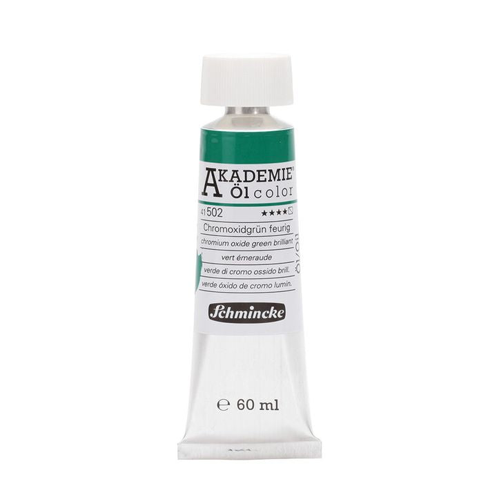 Uljane boje Schmincke AKADEMIE 60 ml – 502 chromium oxide briljantna zelena