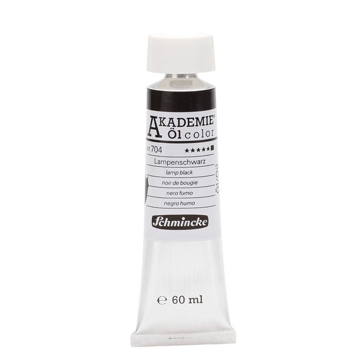 Uljane boje Schmincke AKADEMIE 60 ml – 704 lamp black