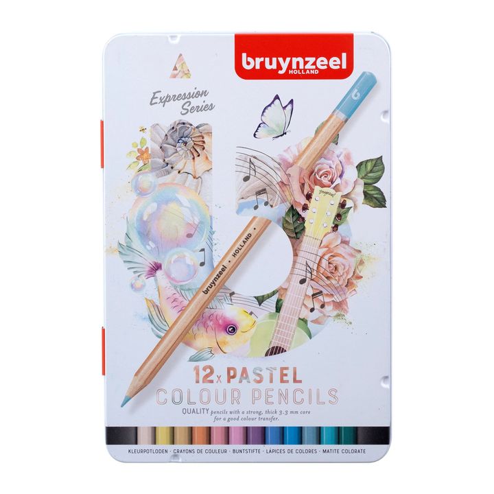 Olovke u boji Bruynzeel pastelne nijanse 12 kom — slika 1