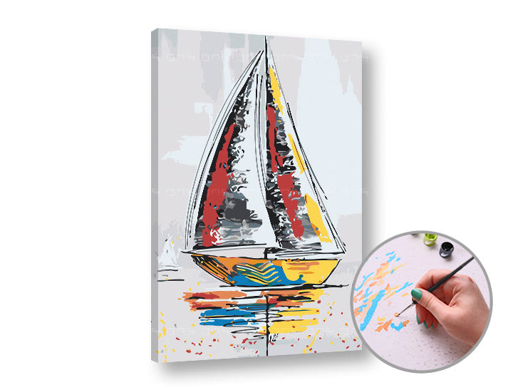 Paint by Numbers Kit - Tema broda — slika 2