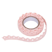 Pamučna samoljepljiva čipka 1.8 m - Pink