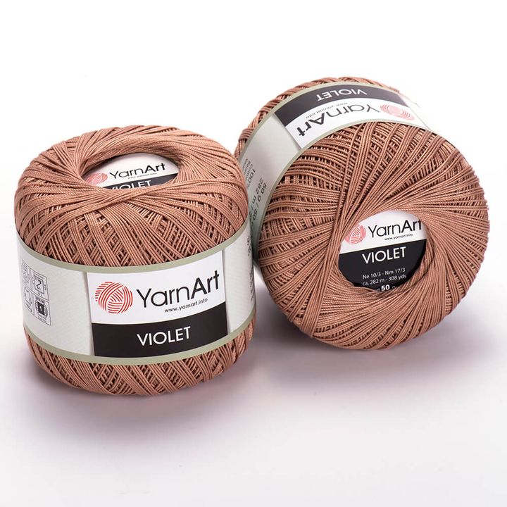 Pamučno predivo YarnArt Violet 50 g - izaberi boju — slika 3