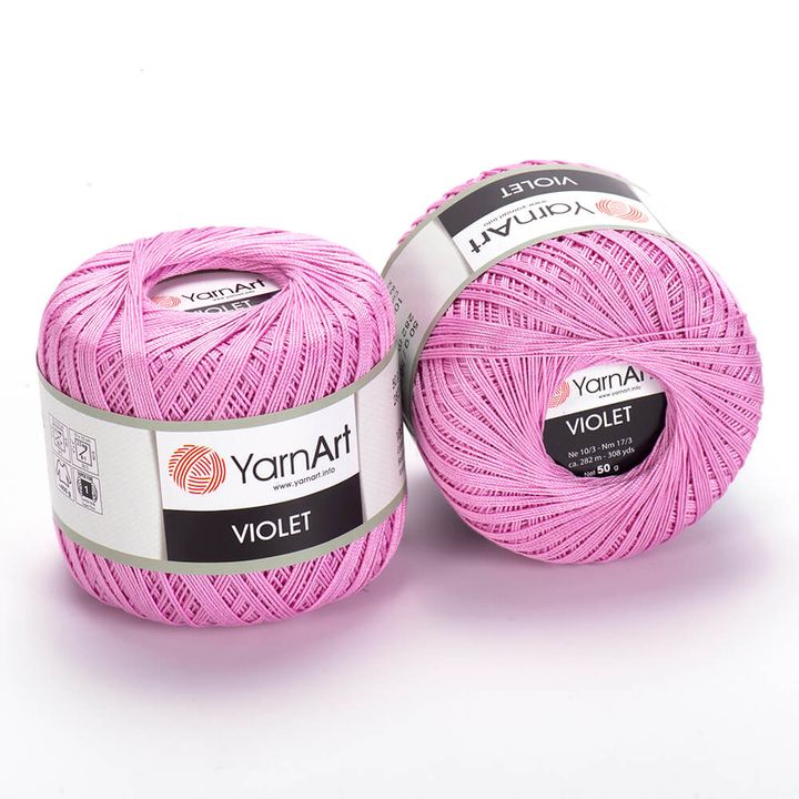 Pamučno predivo YarnArt Violet 50 g - izaberi boju — slika 6