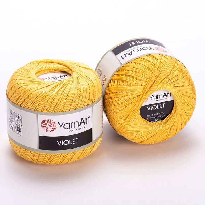 Pamučno predivo YarnArt Violet 50 g - izaberi boju — slika 8