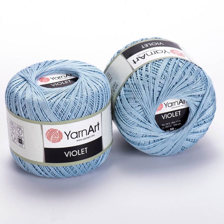 Pamučno predivo YarnArt Violet 50 g - izaberi boju — slika 10