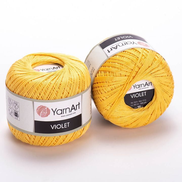 Pamučno predivo YarnArt Violet 50 g - izaberi boju — slika 1