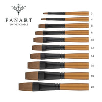 Set PanArt 1121 kistova od samurovine različitih veličina za akvarel