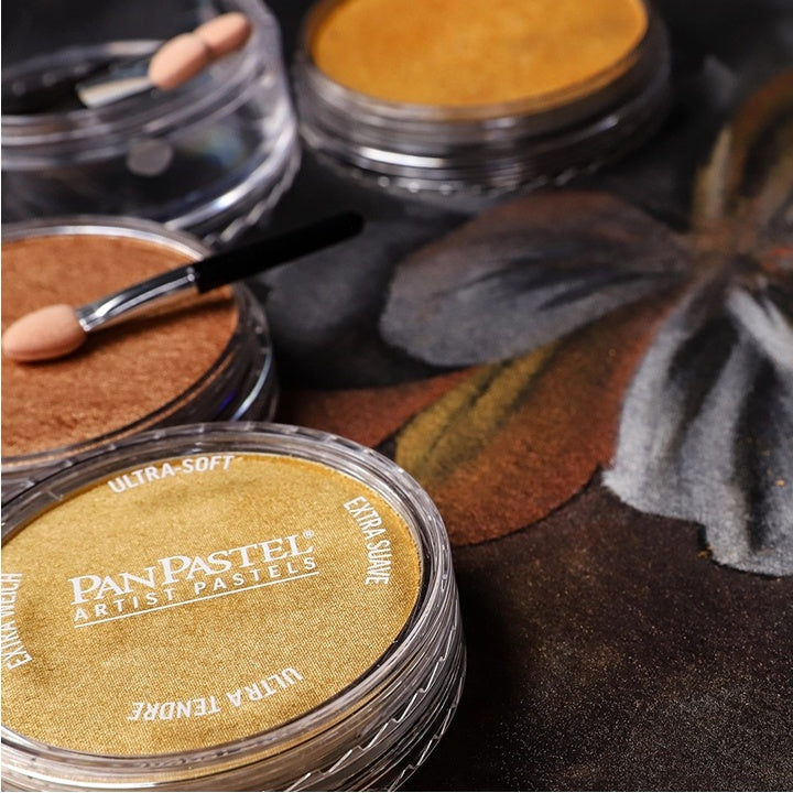 PanPastel set metalik pastela Golden, tri komada profesionalnih boja za crtanje i sjenčenje.