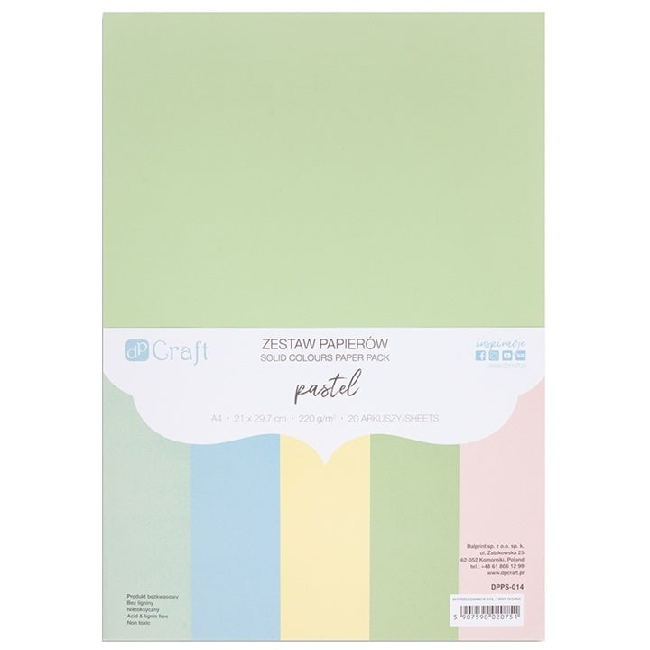 Papir u boji DP Craft 20 komada - razne nijanse boja — slika 10