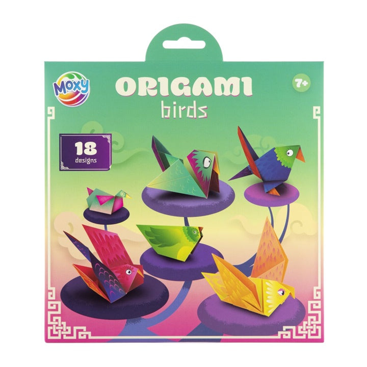 Kreativni set papira za origami sa 18 jedinstvenih uzoraka za savijanje i oblikovanje.