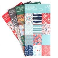 Papiri za scrapbooking 15 x 30 cm | set od 4 bloka — slika 1