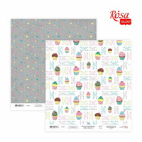 Kvalitetan papir za scrapbooking Cake delicious, dimenzije 30,48 x 30,48 cm