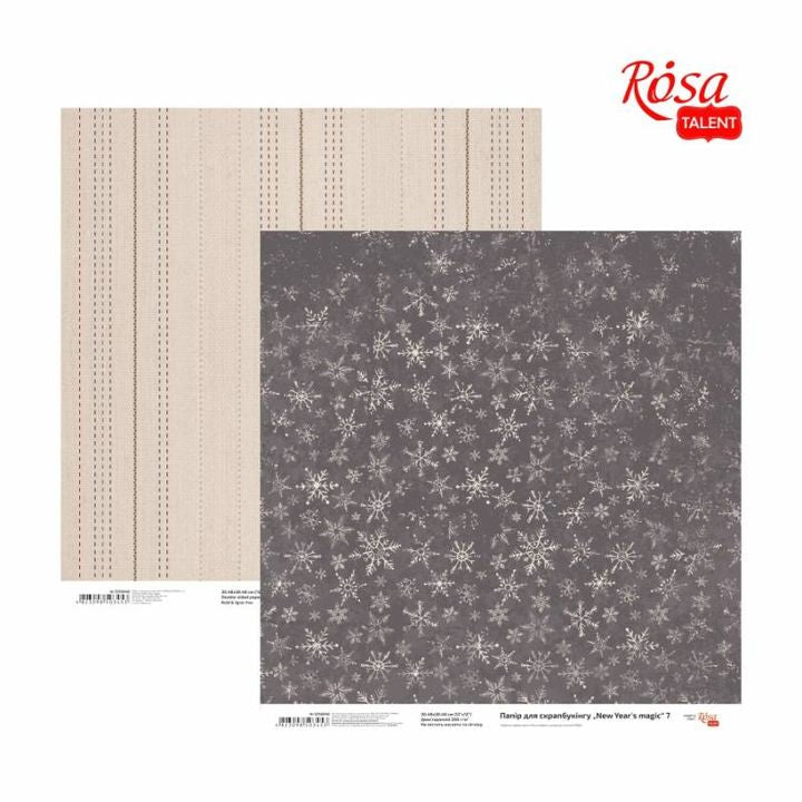 Kvalitetan papir za scrapbooking New Years magic, idealan za izradu čestitki i albuma